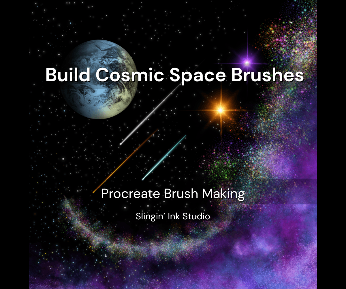 Art Class - Cosmic Brush Kit: Procreate