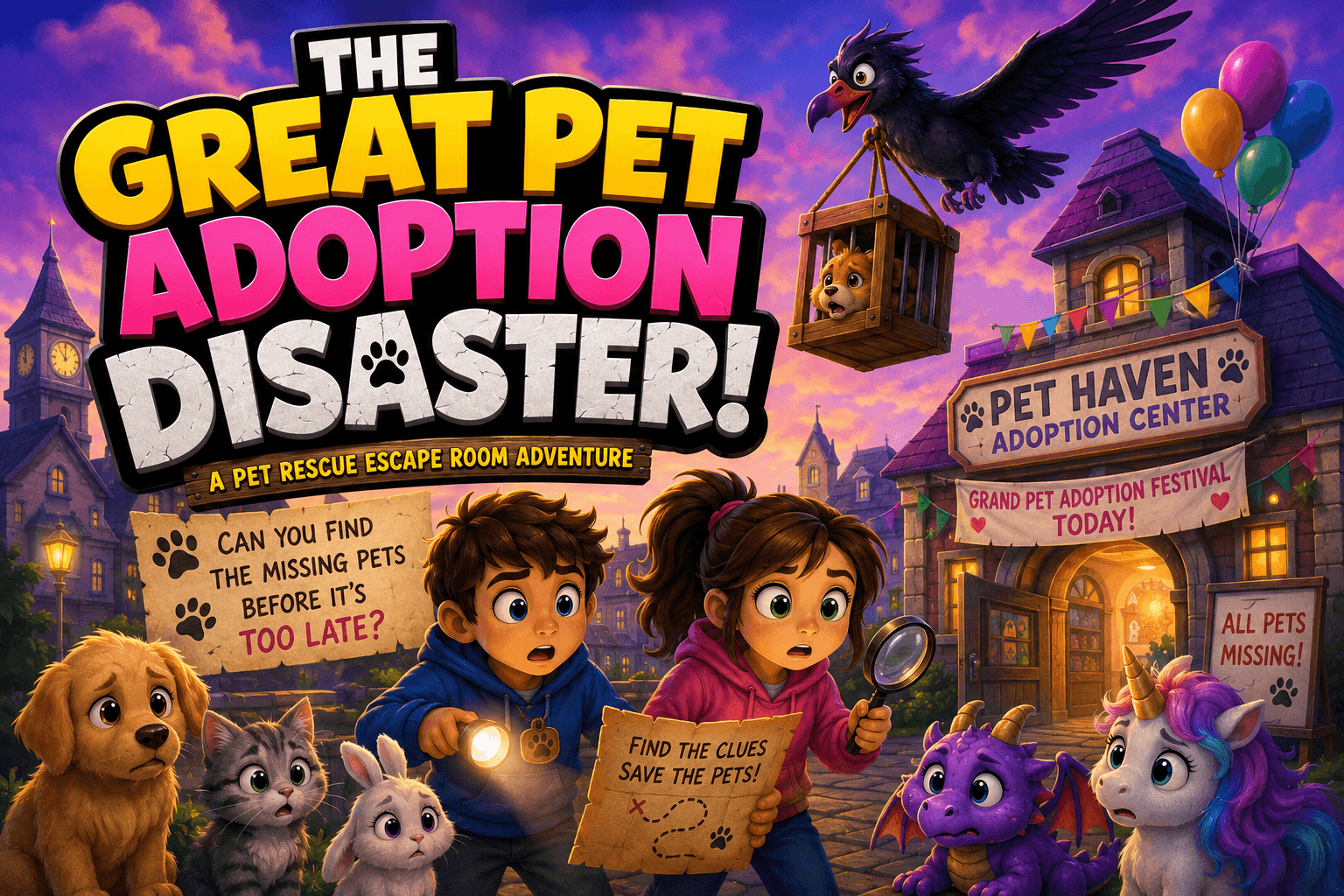 English Class - Escape the Pet Disaster