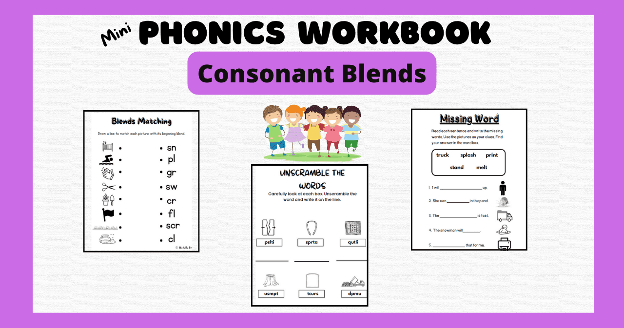 English Class - Consonant Blends Workbk