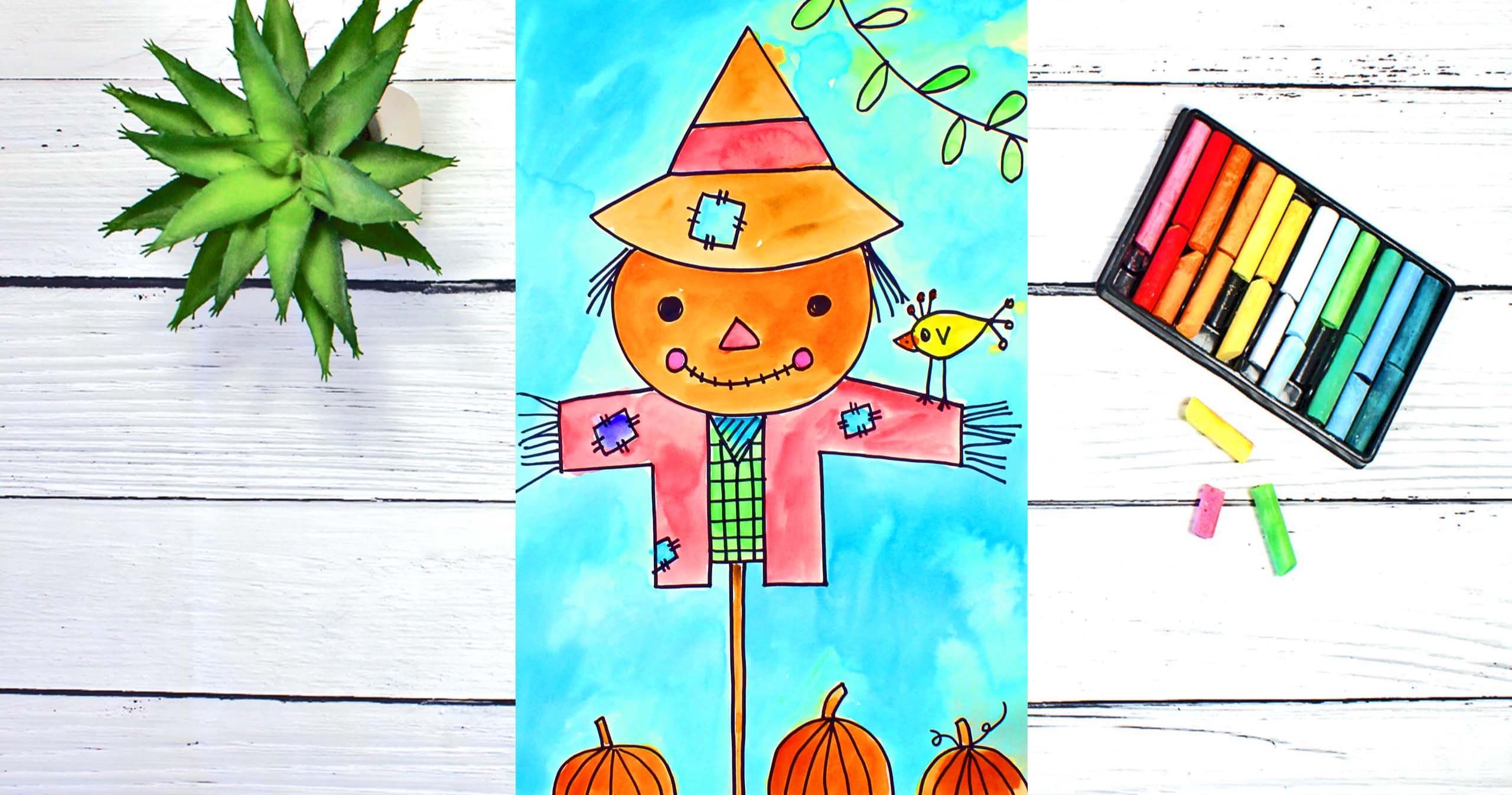 Art Class - Beginner's Scarecrow Art
