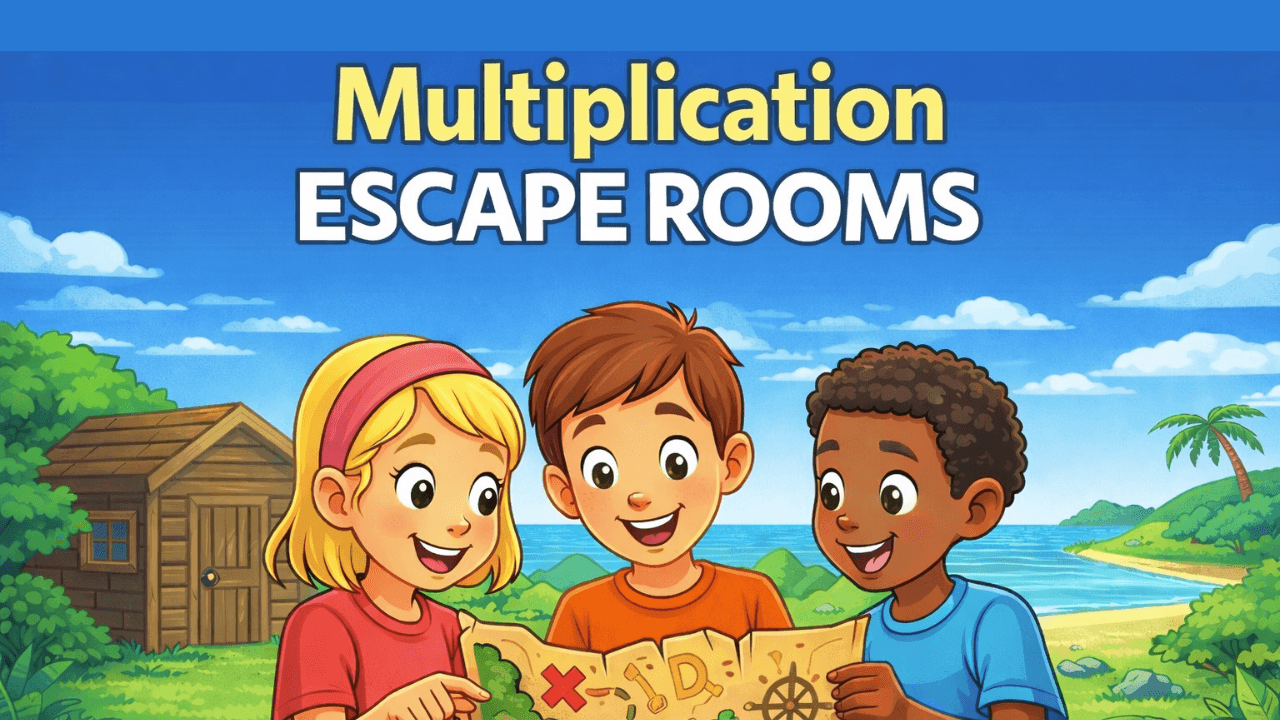 Math Class - Multiplication Escape Rooms