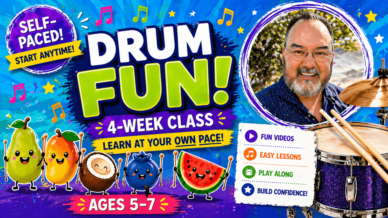 Music Class - Drum Fun for Ages 5–7