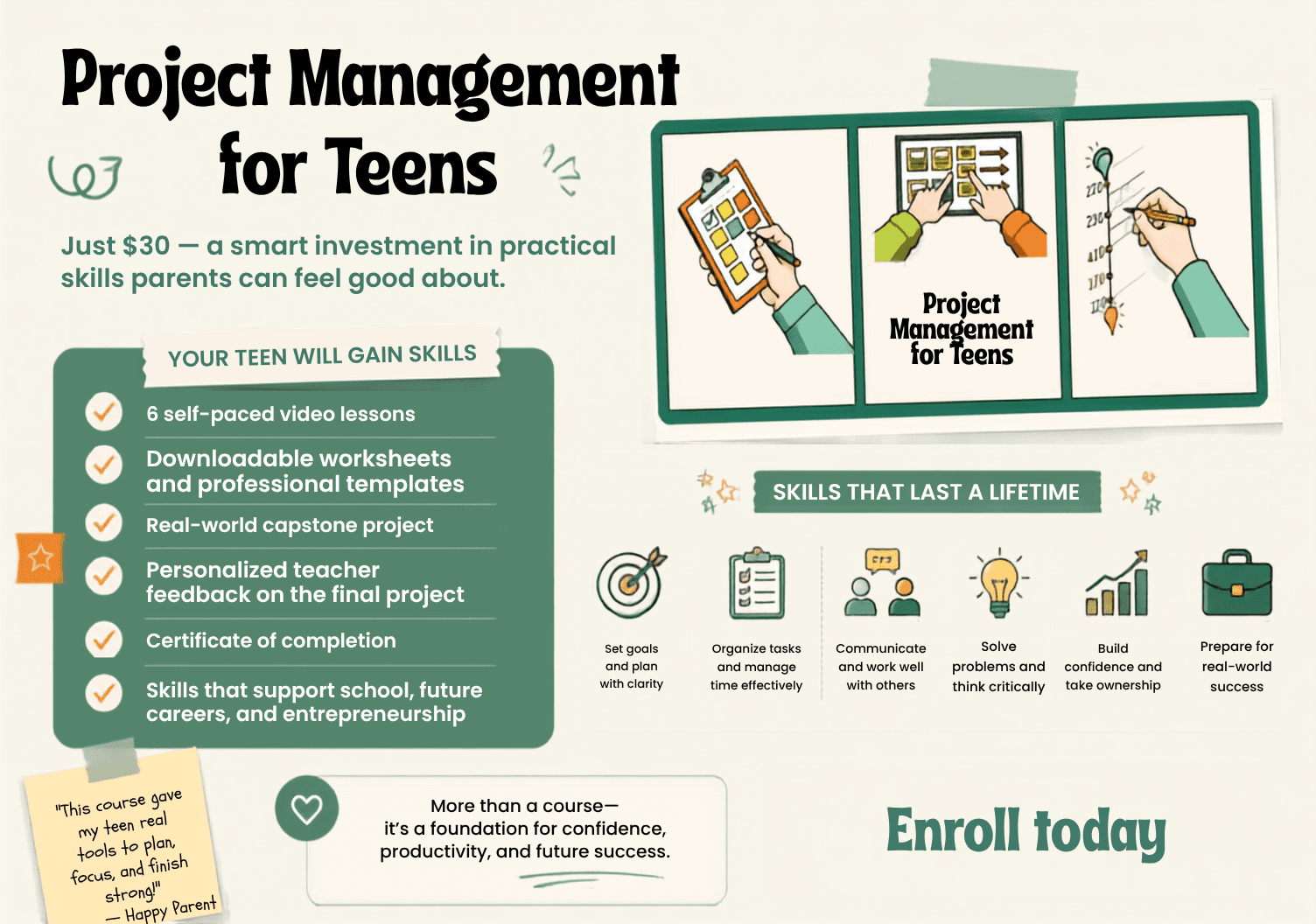 Life Skills Class - Teen Project Mgmt