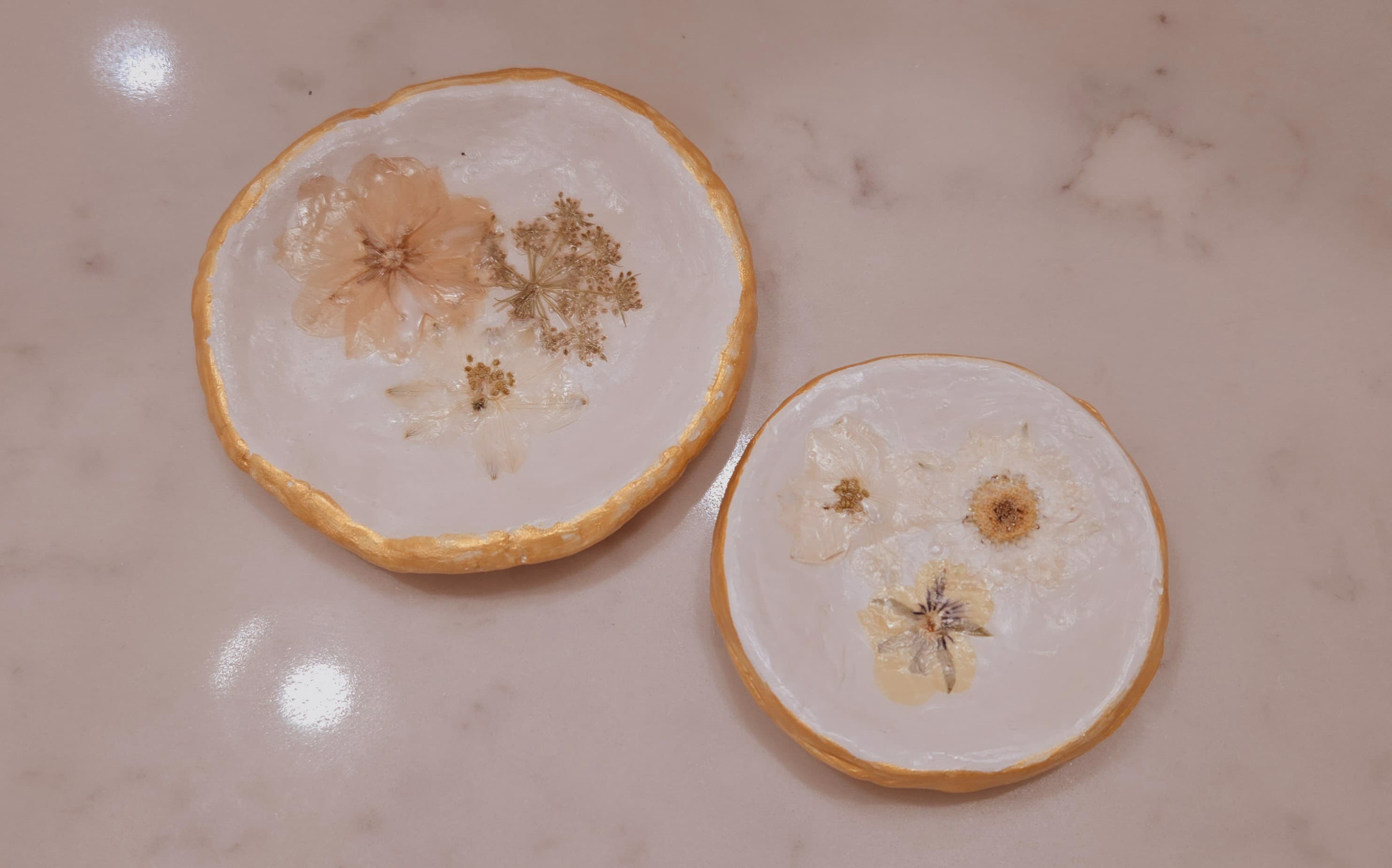 Art Class - Floral Clay Jewelry Dishes