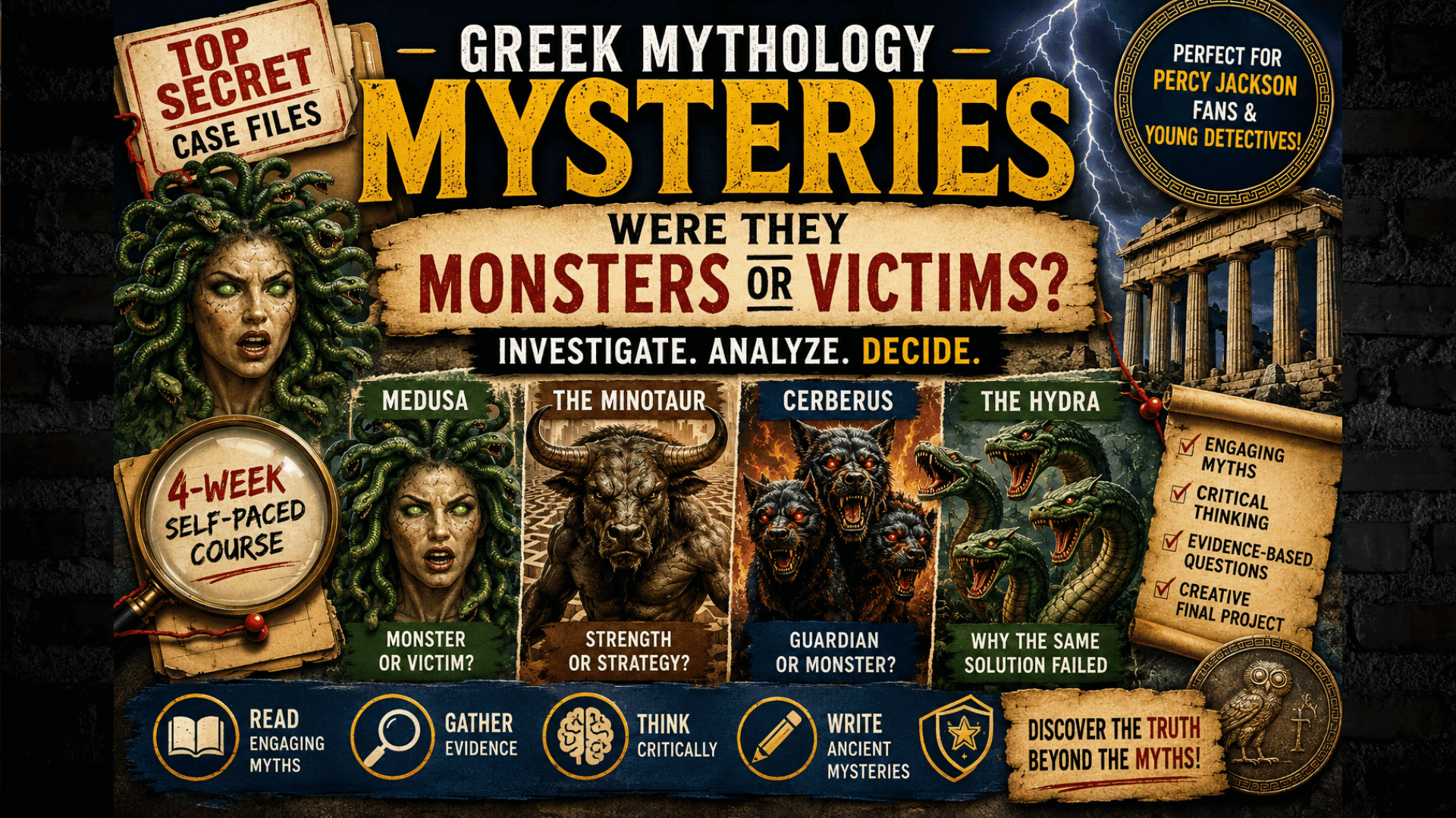 Social Studies Class - Greek Myth Mastery