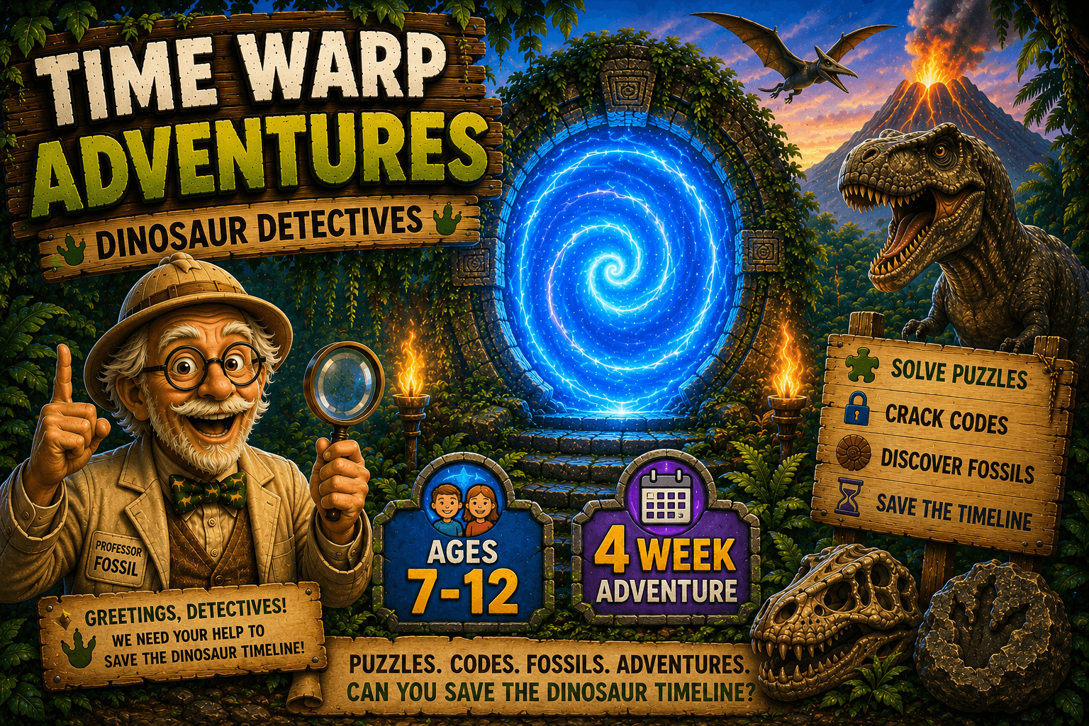 English Class - Dino Detective Escape