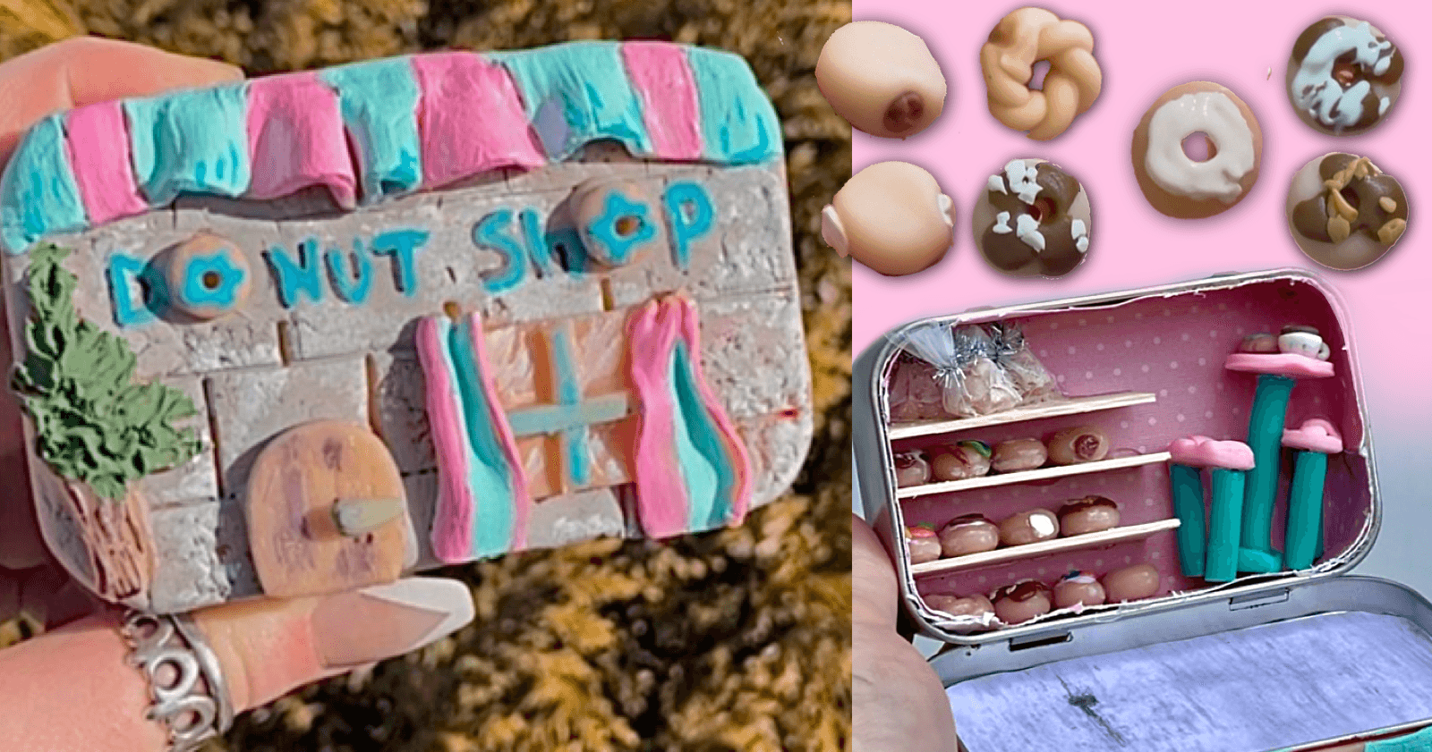 Art Class - Miniature Clay Donut Shop