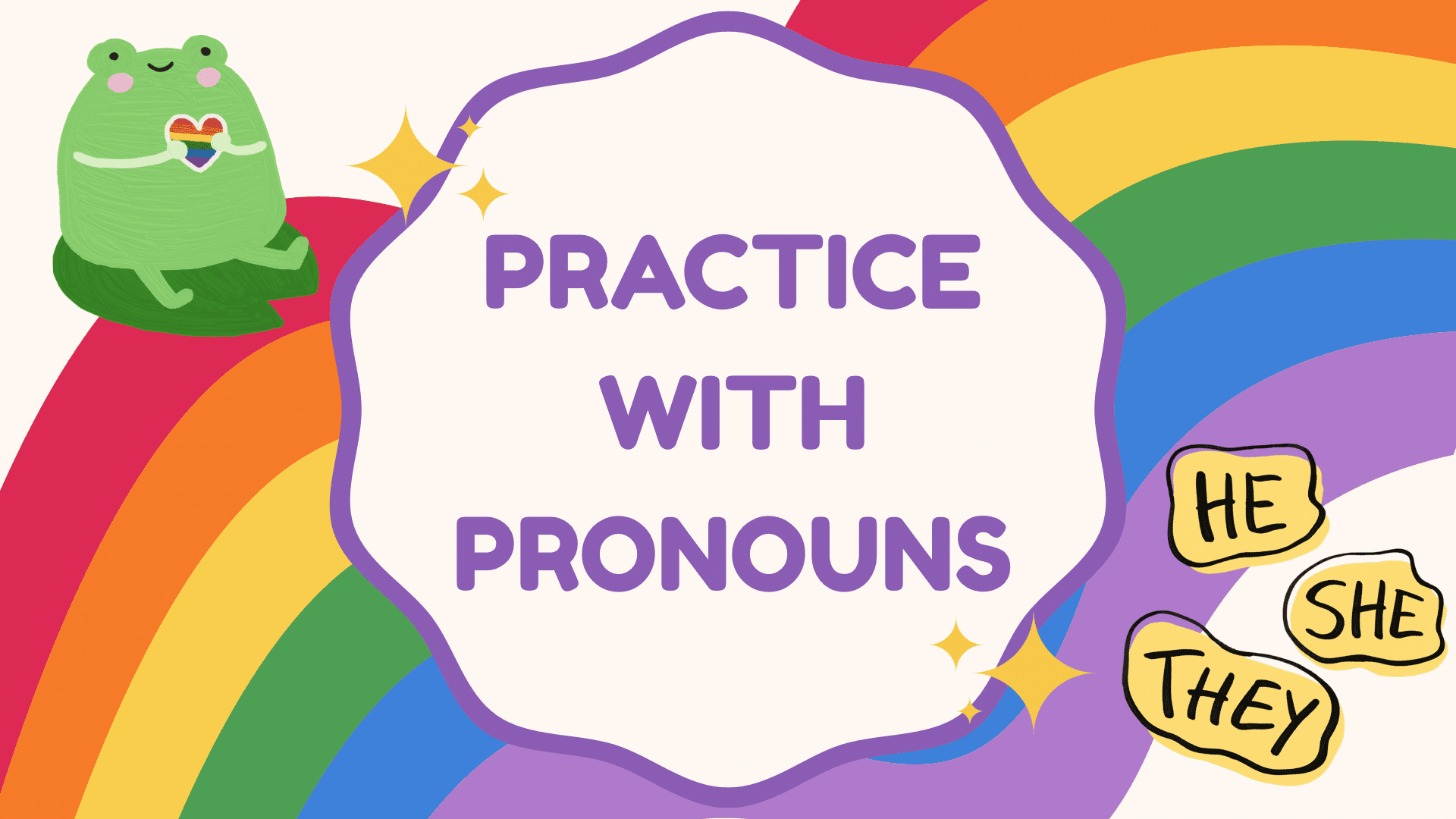 English Class - Pronouns & Character