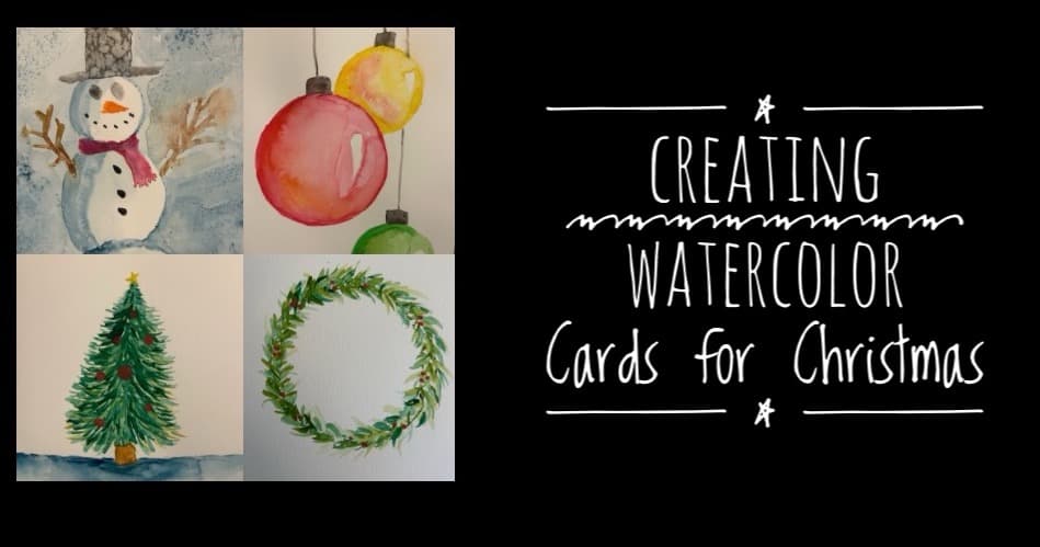 Art Class - Holiday Watercolor Cards