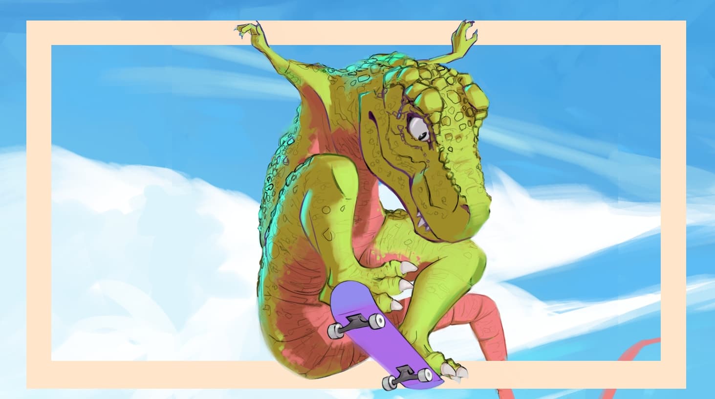 Art Class - Dino Skater Art Workshop