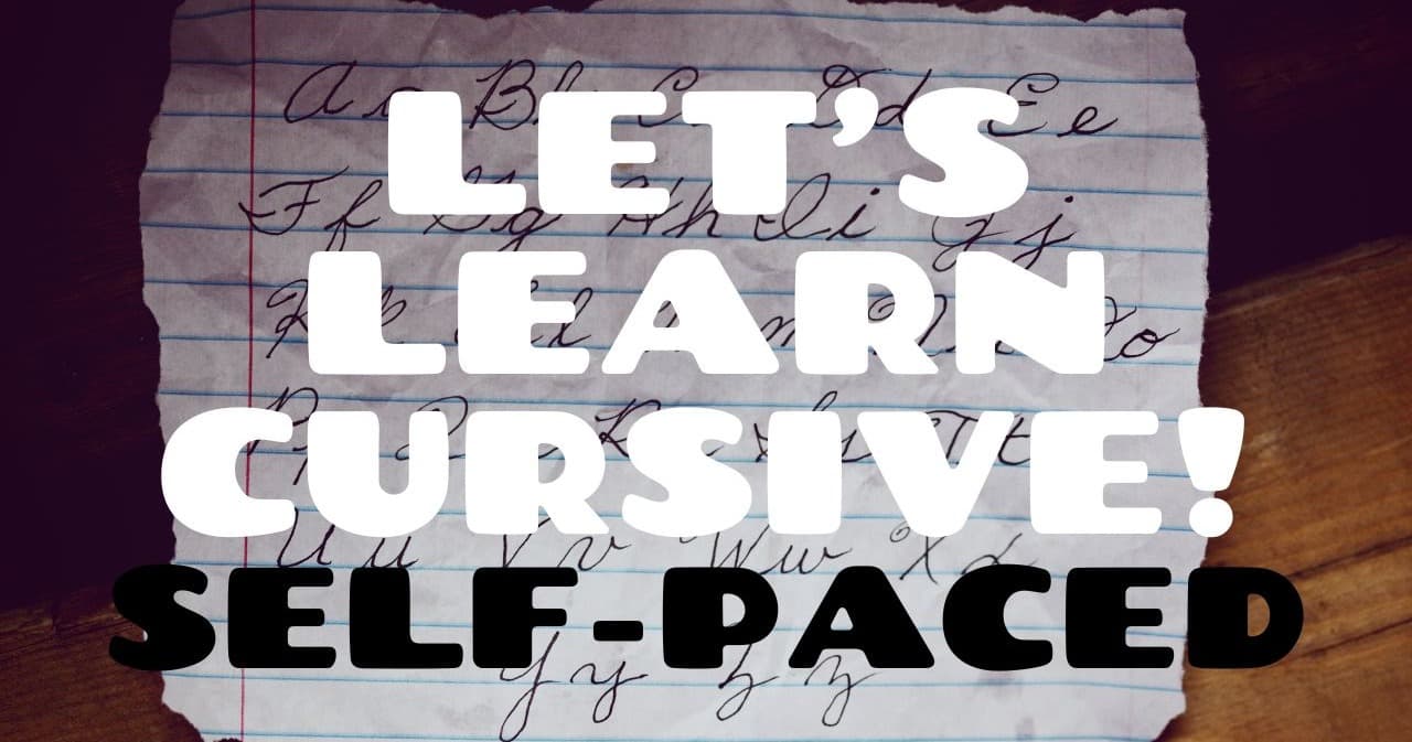English Class - Cursive Writing for Kids