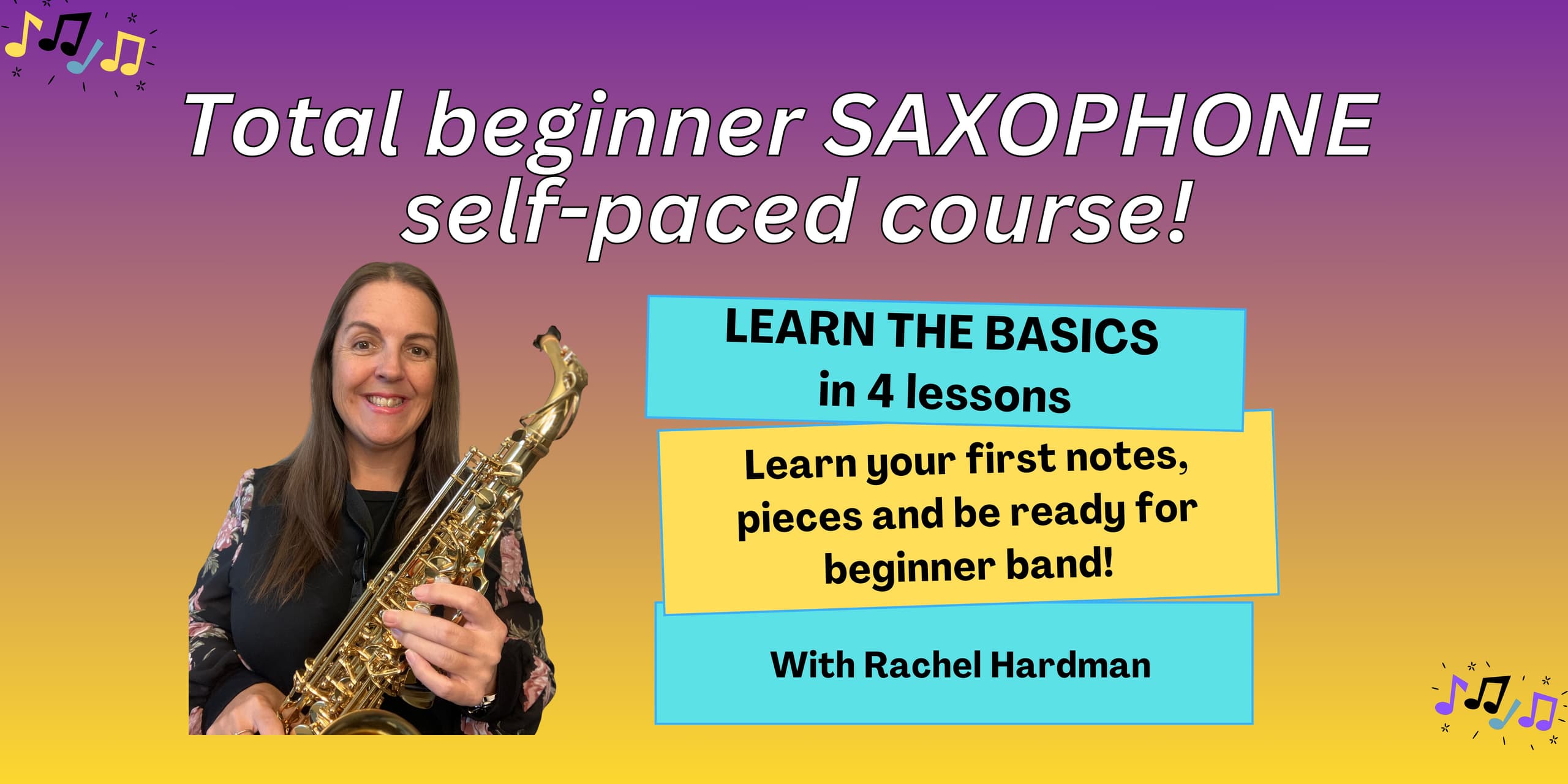 Music Class - Beginner Saxophone Mastery