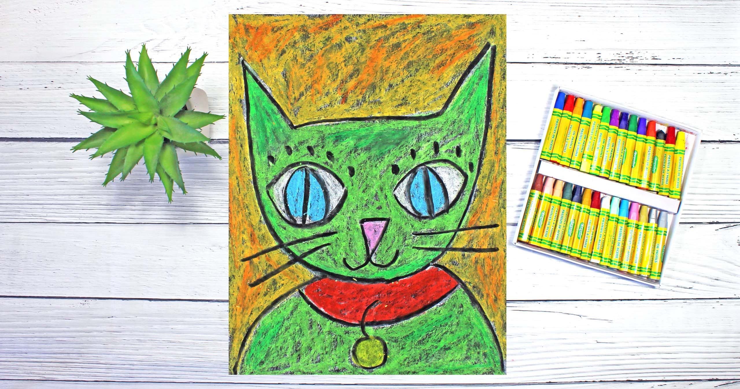 Art Class - Directed Drawing: Kitty Cat