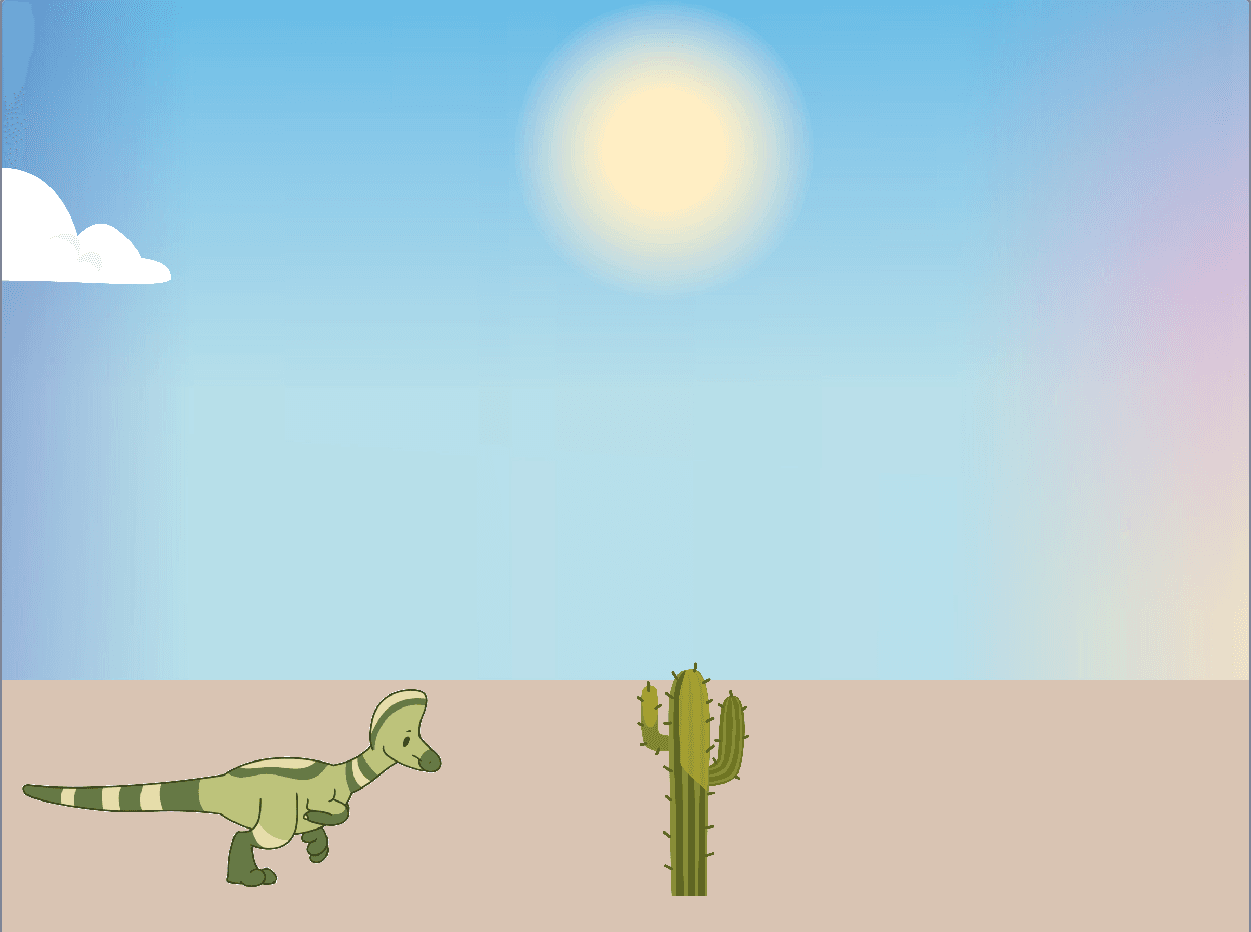 Coding & Tech Class - Dino Obstacle Crse