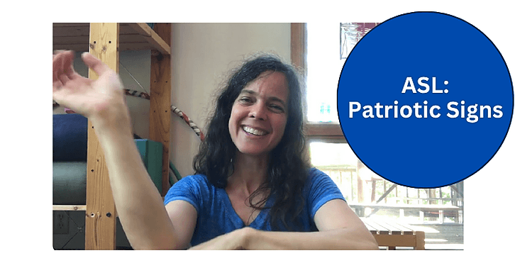 World Languages Class - ASL Patriotic