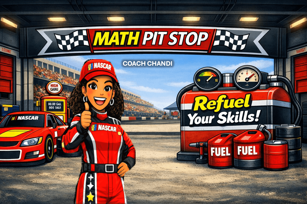 Math Class - NASCAR 5th Grade Math Race