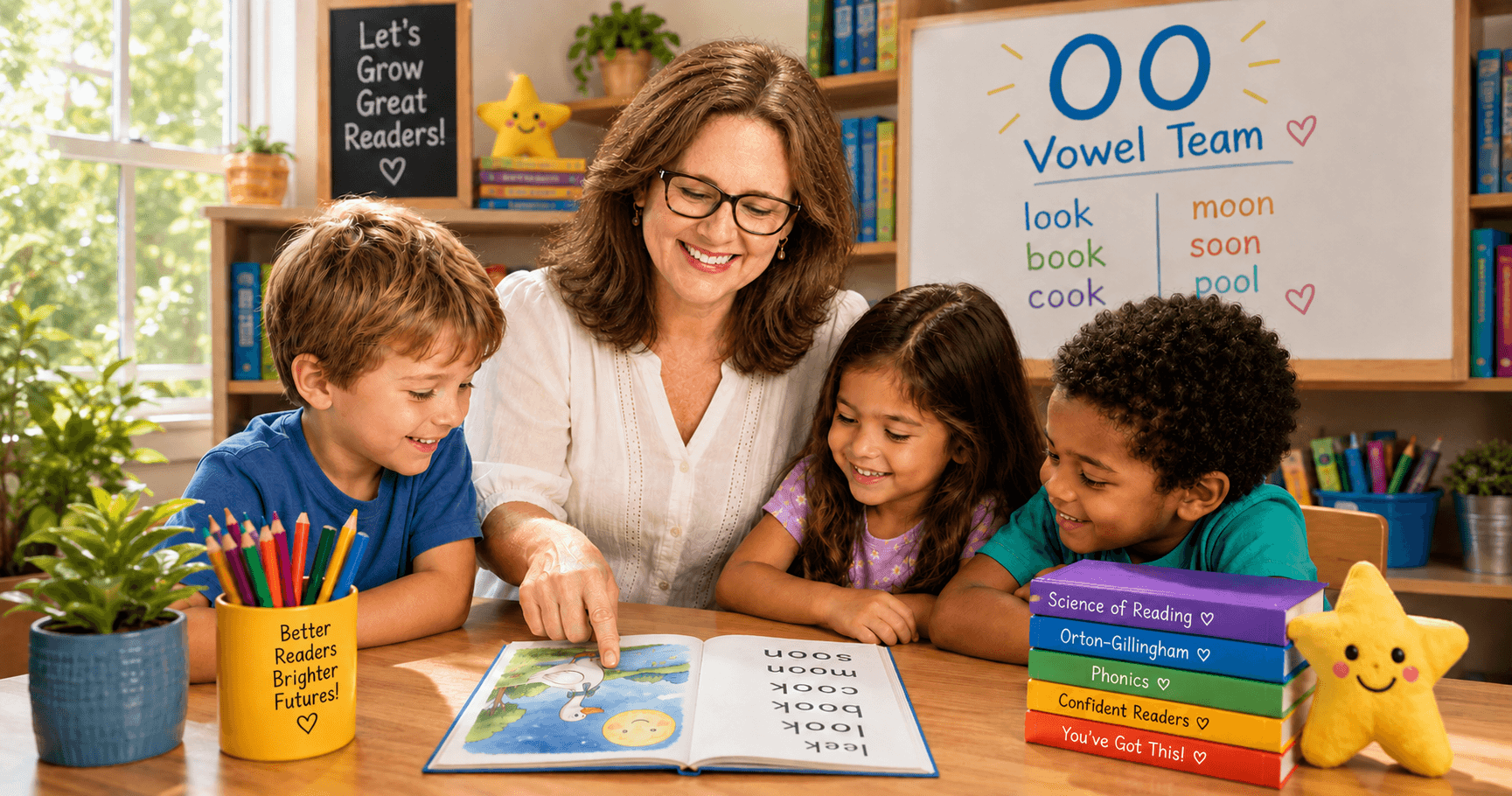 English Class - OO Vowel Team Phonics