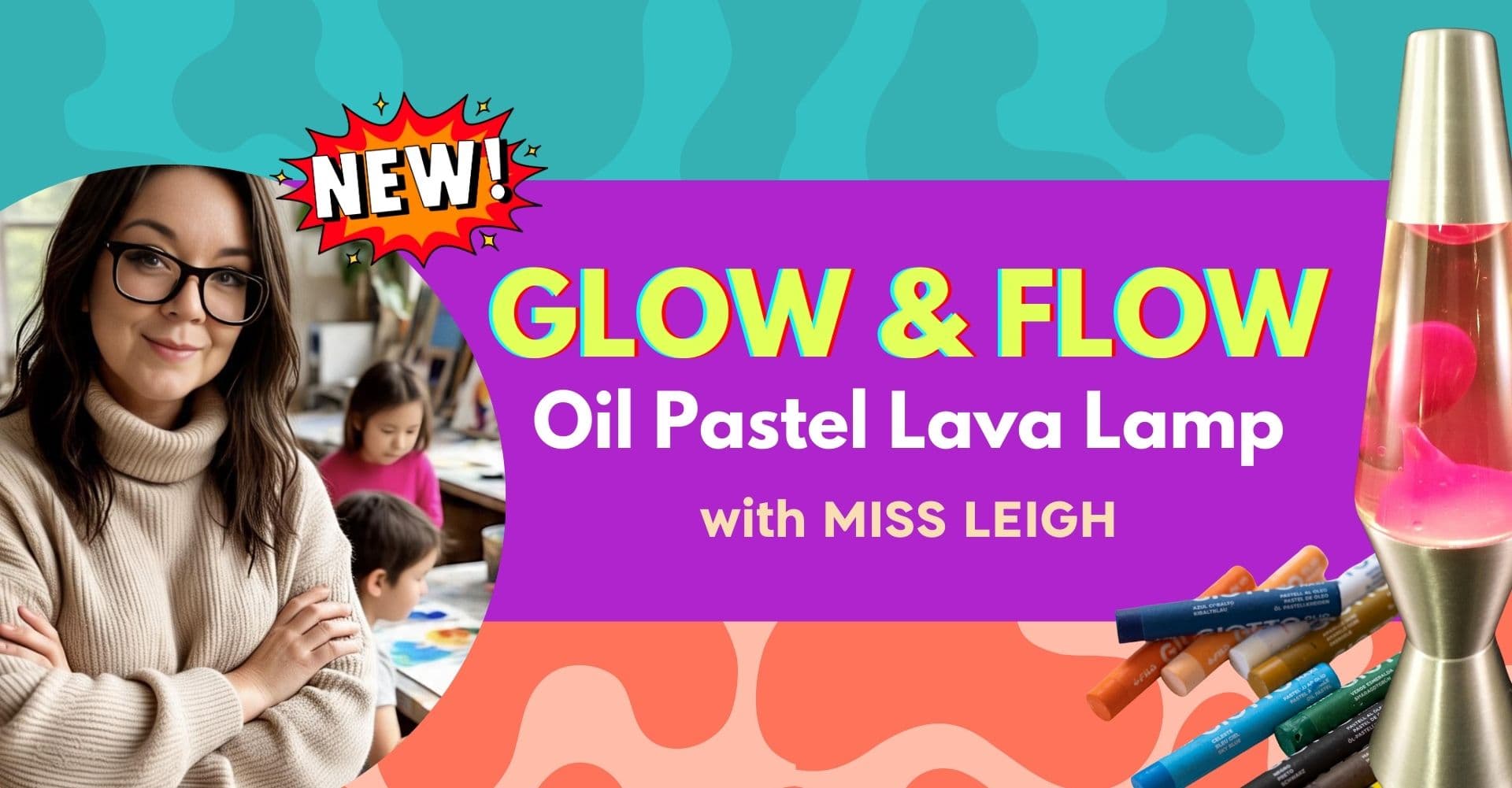 Art Class - Create Lava Lamp Art w/Oil