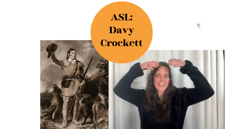 World Languages Class - ASL: Davy Crockett