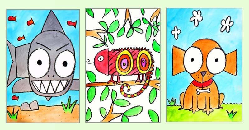 Art Class - 100th Day Art: Draw & Paint