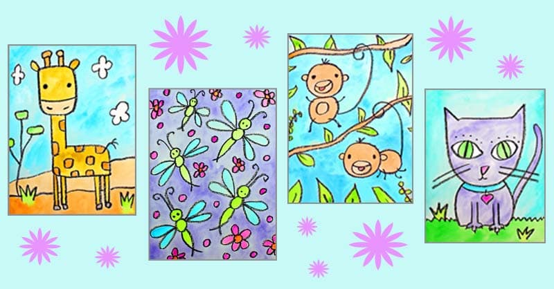 Art Class - Cartoon Basics for Ages 4-6