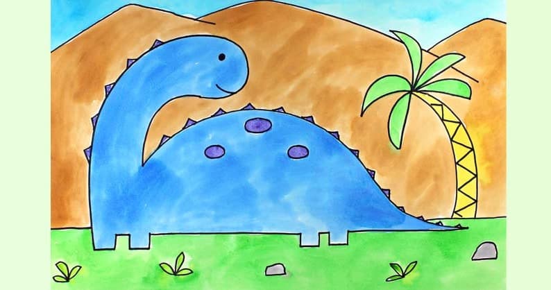 Art Class - Beginner Dinosaur Drawing