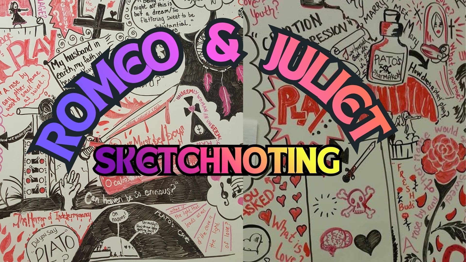English Class - Sketchnote Romeo & Jul