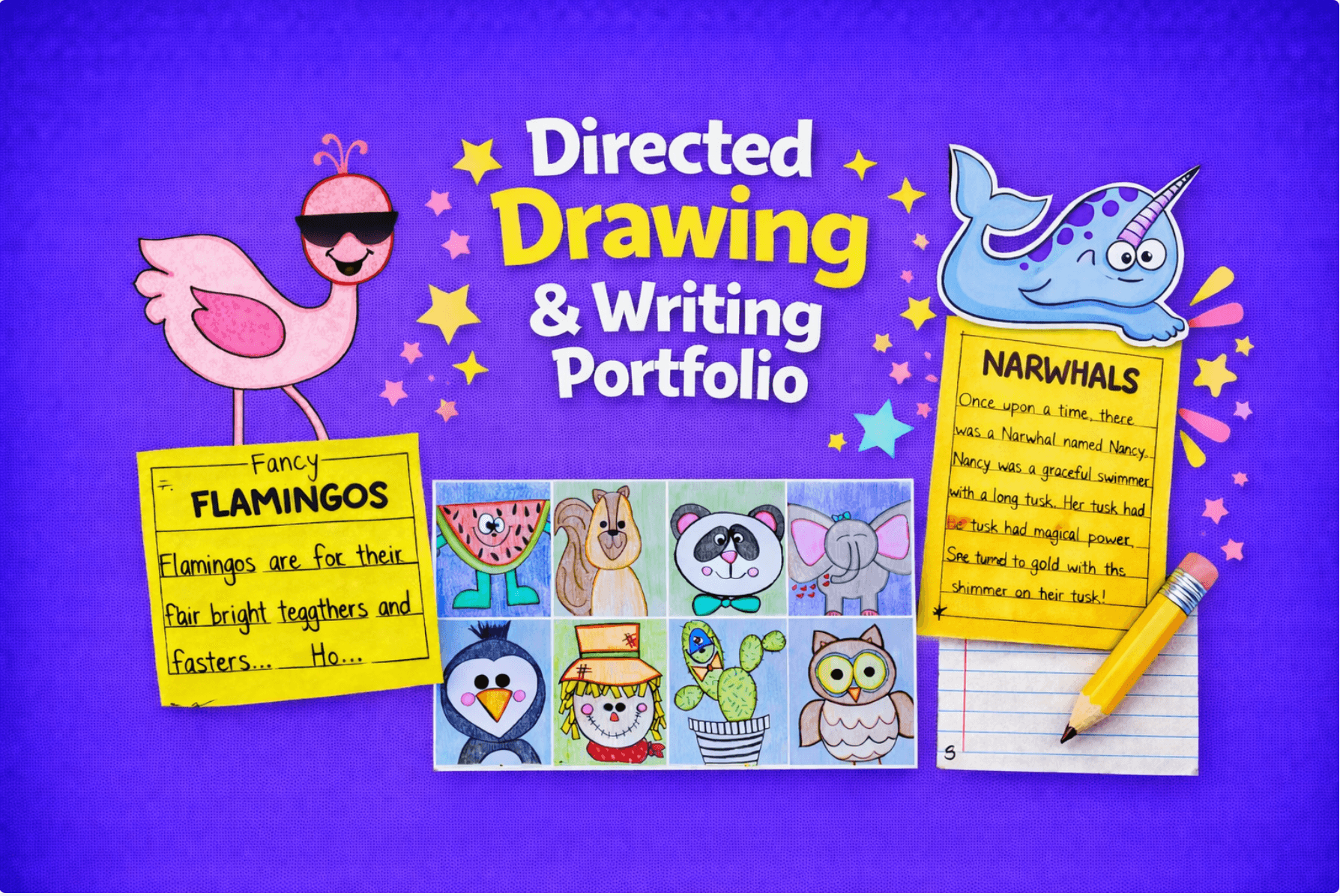 Art Class - Guided Drawing & Writing