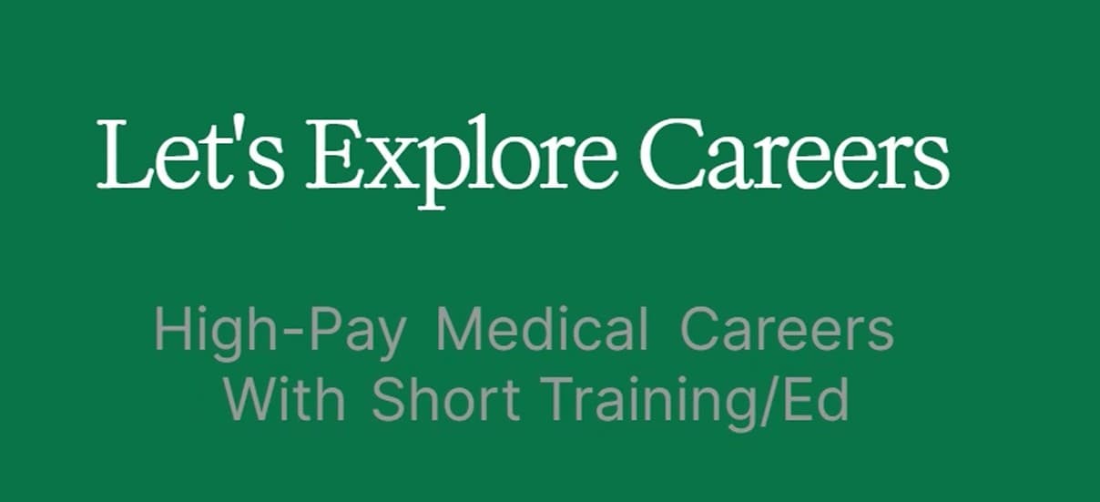 Life Skills Class - High-Pay Medical Careers