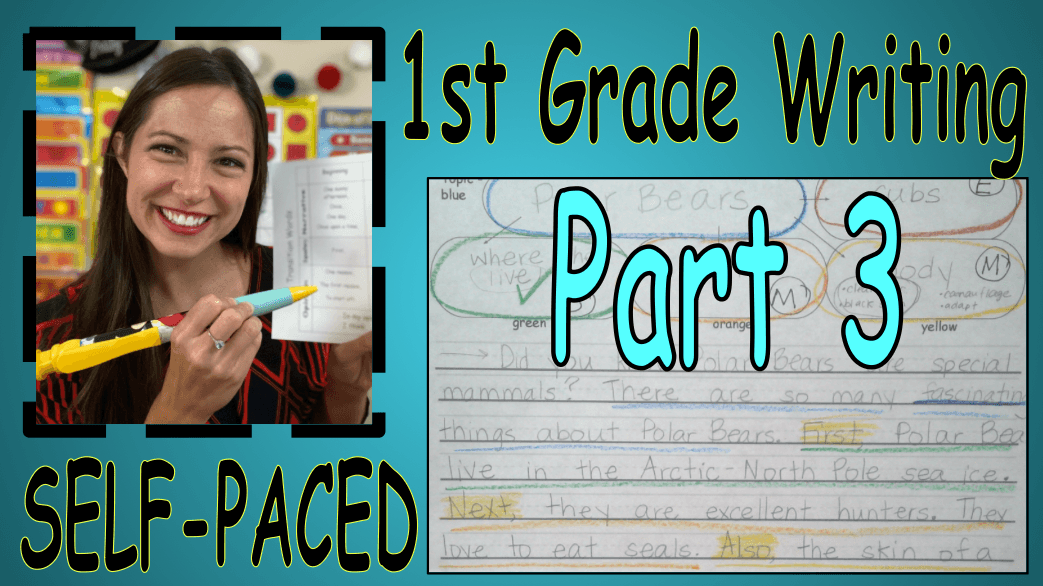 English Class - First Grade Writing
