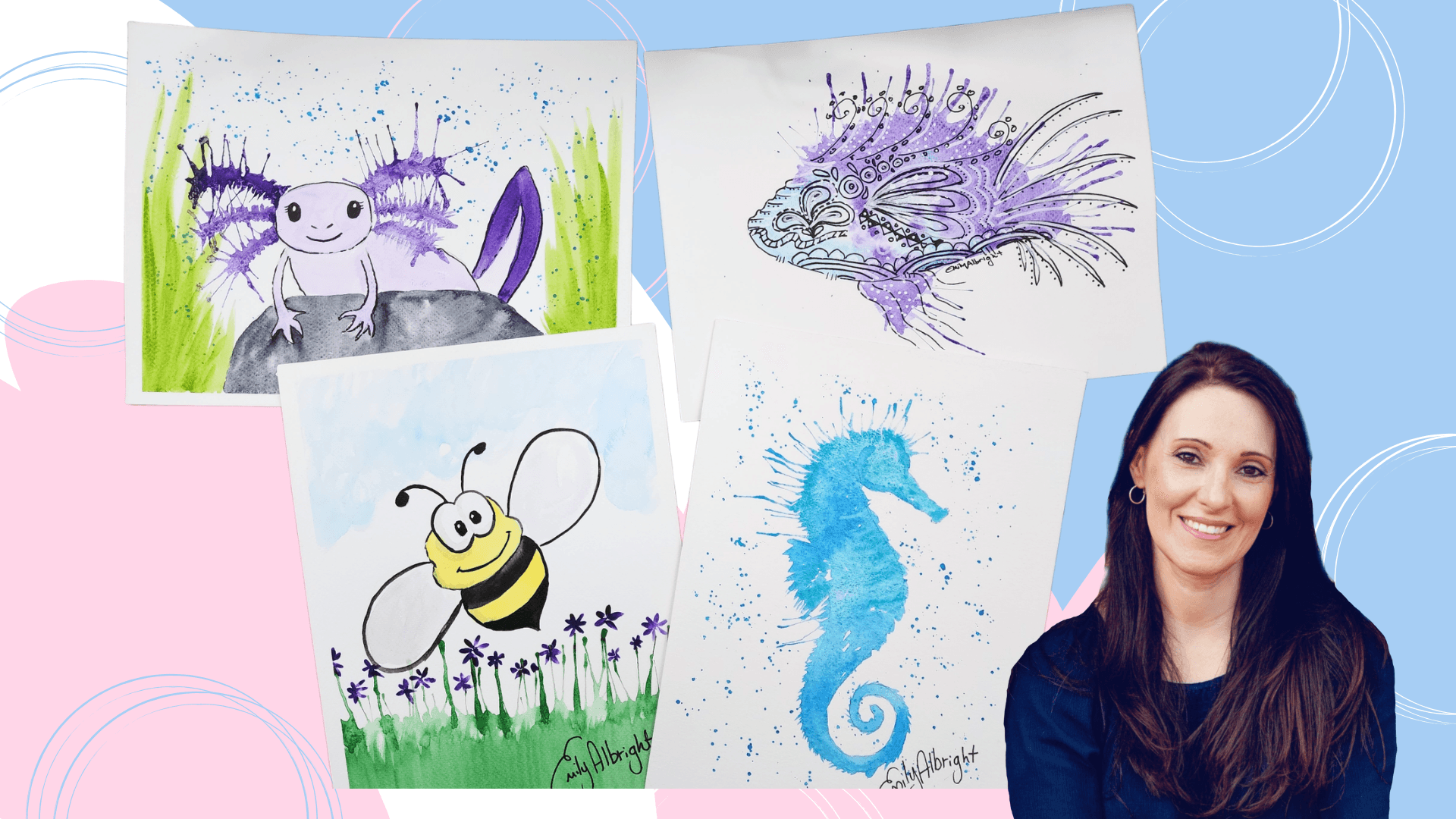 Art Class - Doodle Wild Creatures Fun