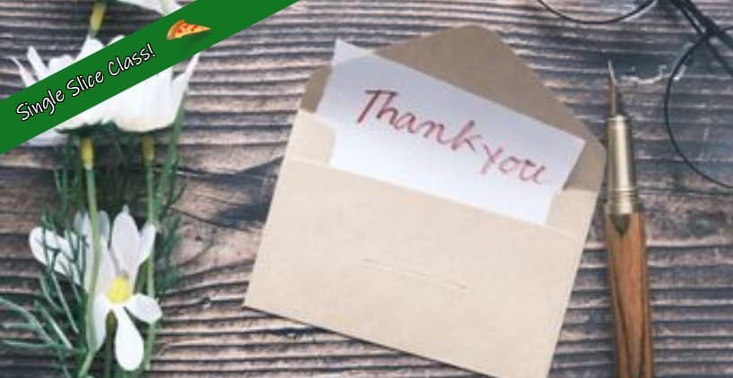 English Class - Crafting Gratitude Notes