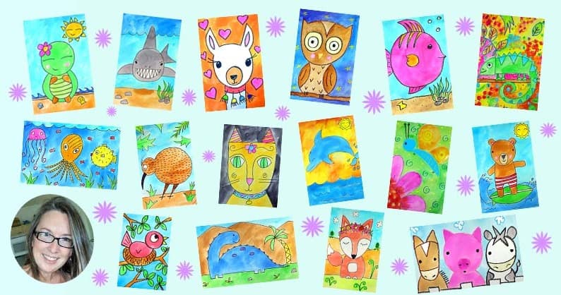Art Class - Draw & Paint Cartoon Animals