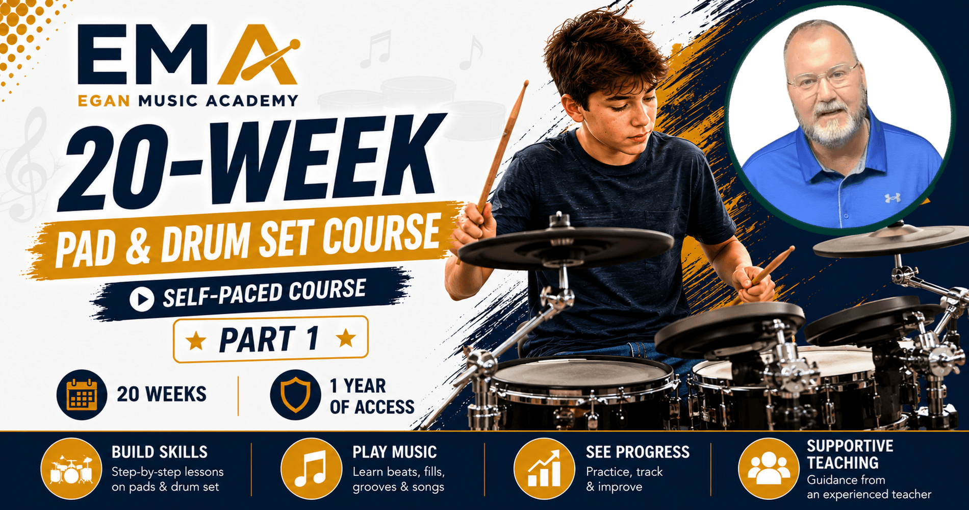Music Class - Beginner Drum Essentials