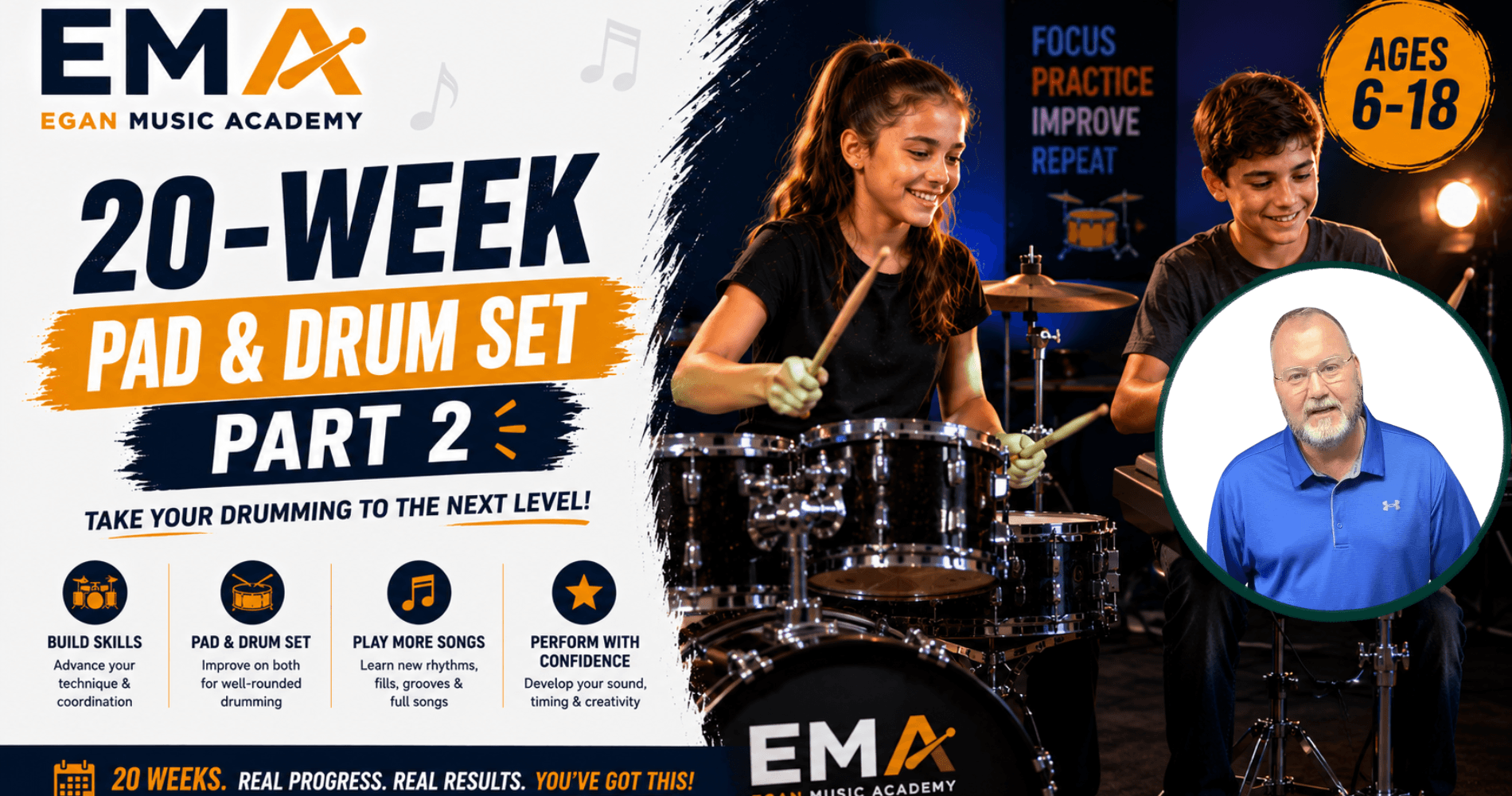 Music Class - Mastering Drum Beats: Lvl2