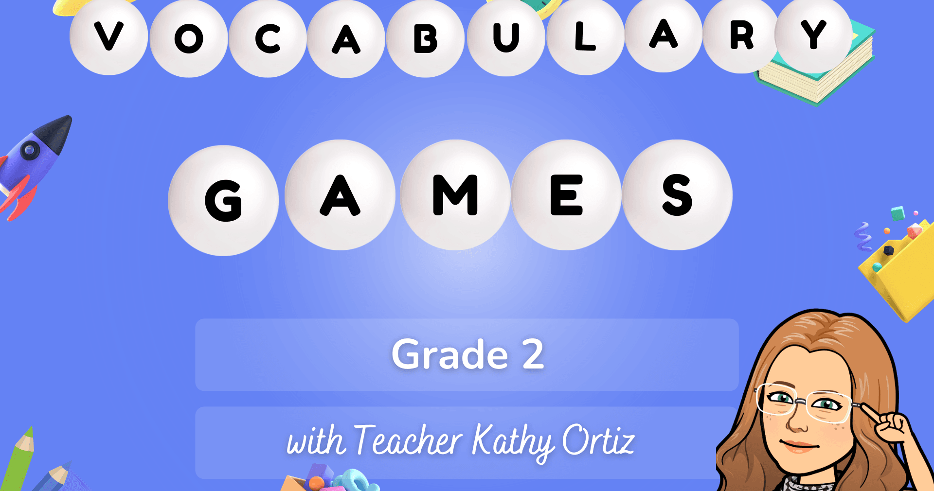 English Class - Vocab Games for Grade 2