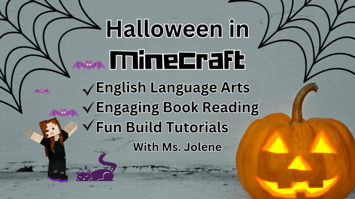 English Class - Spooky Minecraft ELA