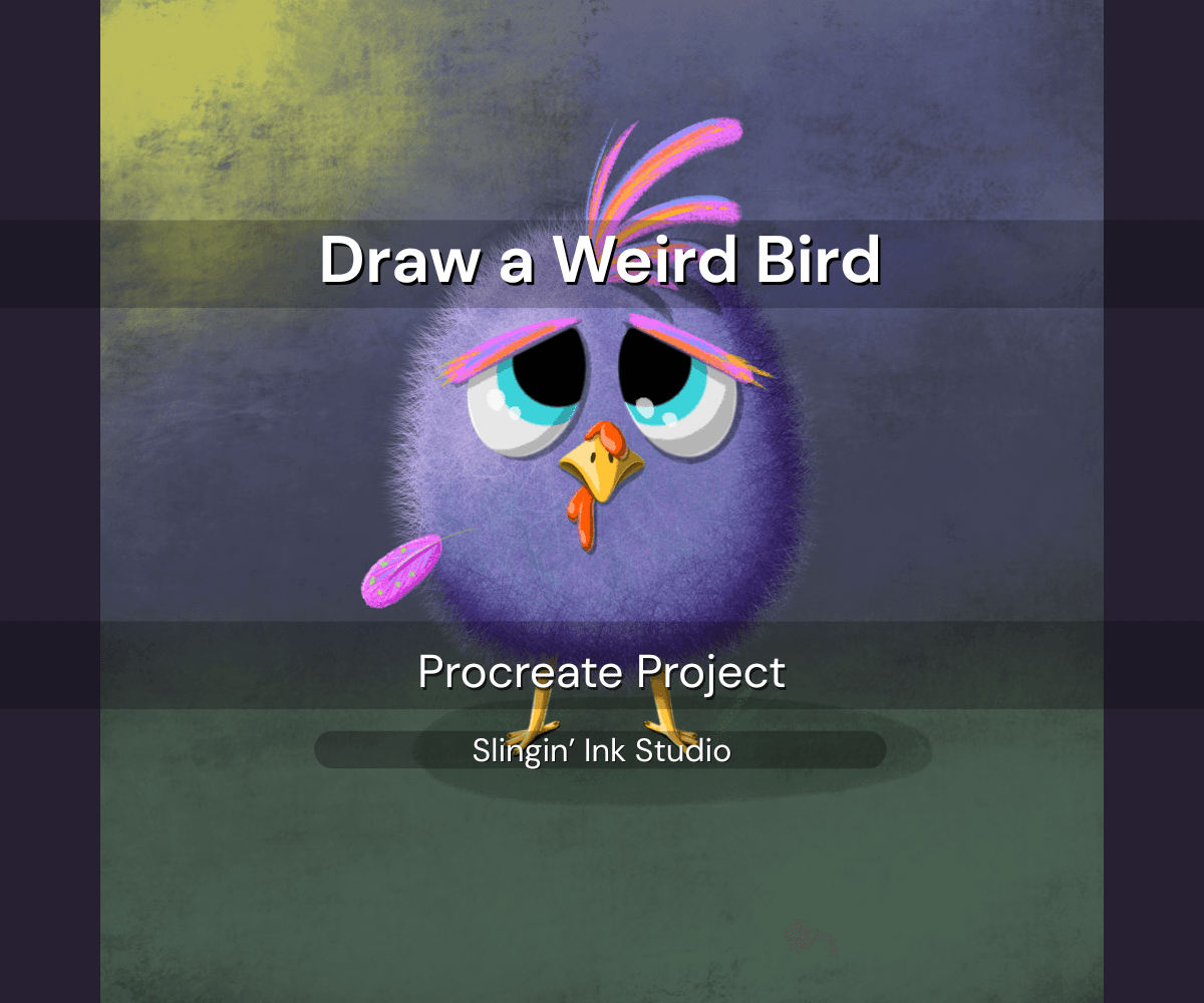 Art Class - Whimsical Bird Design in Pro