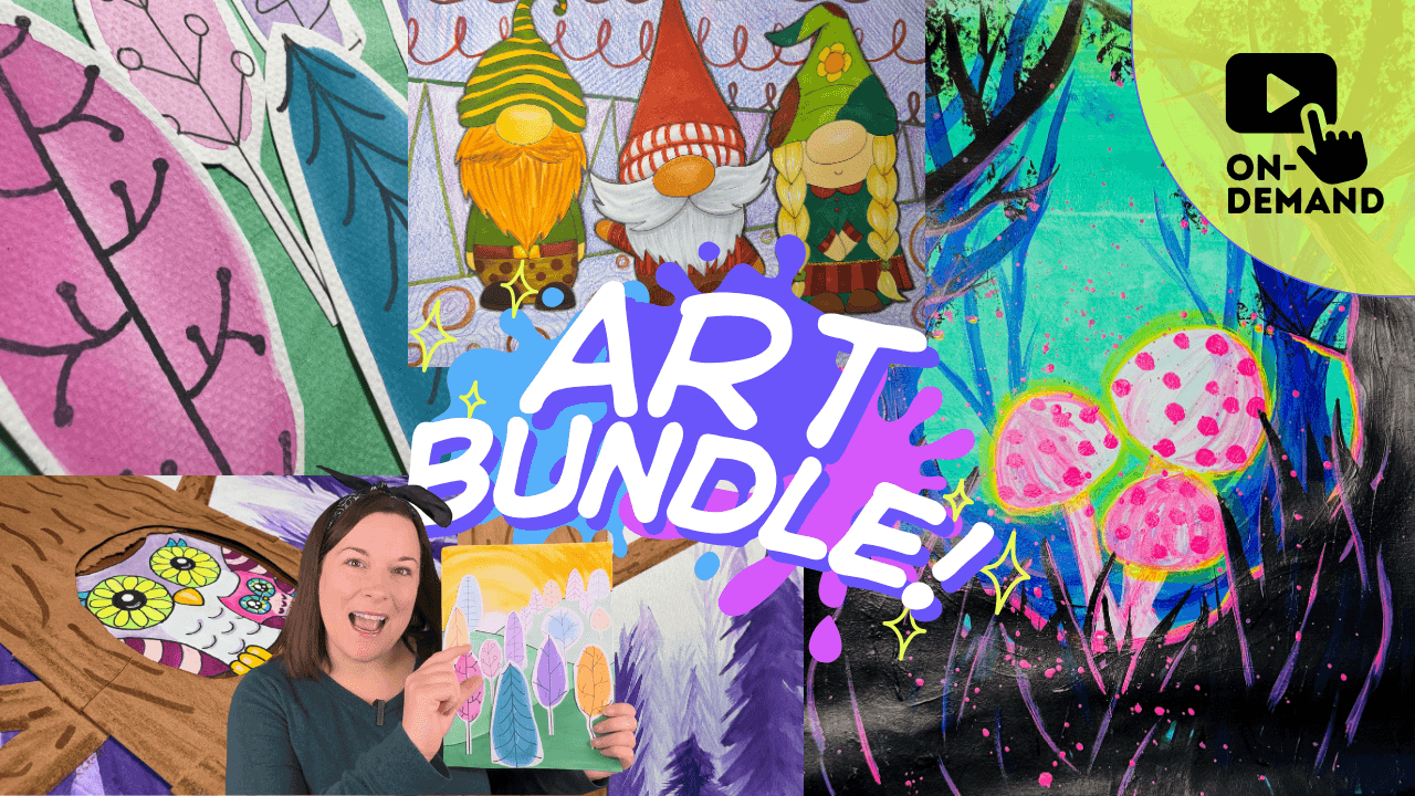 Art Class - Whimsical Woodland Art