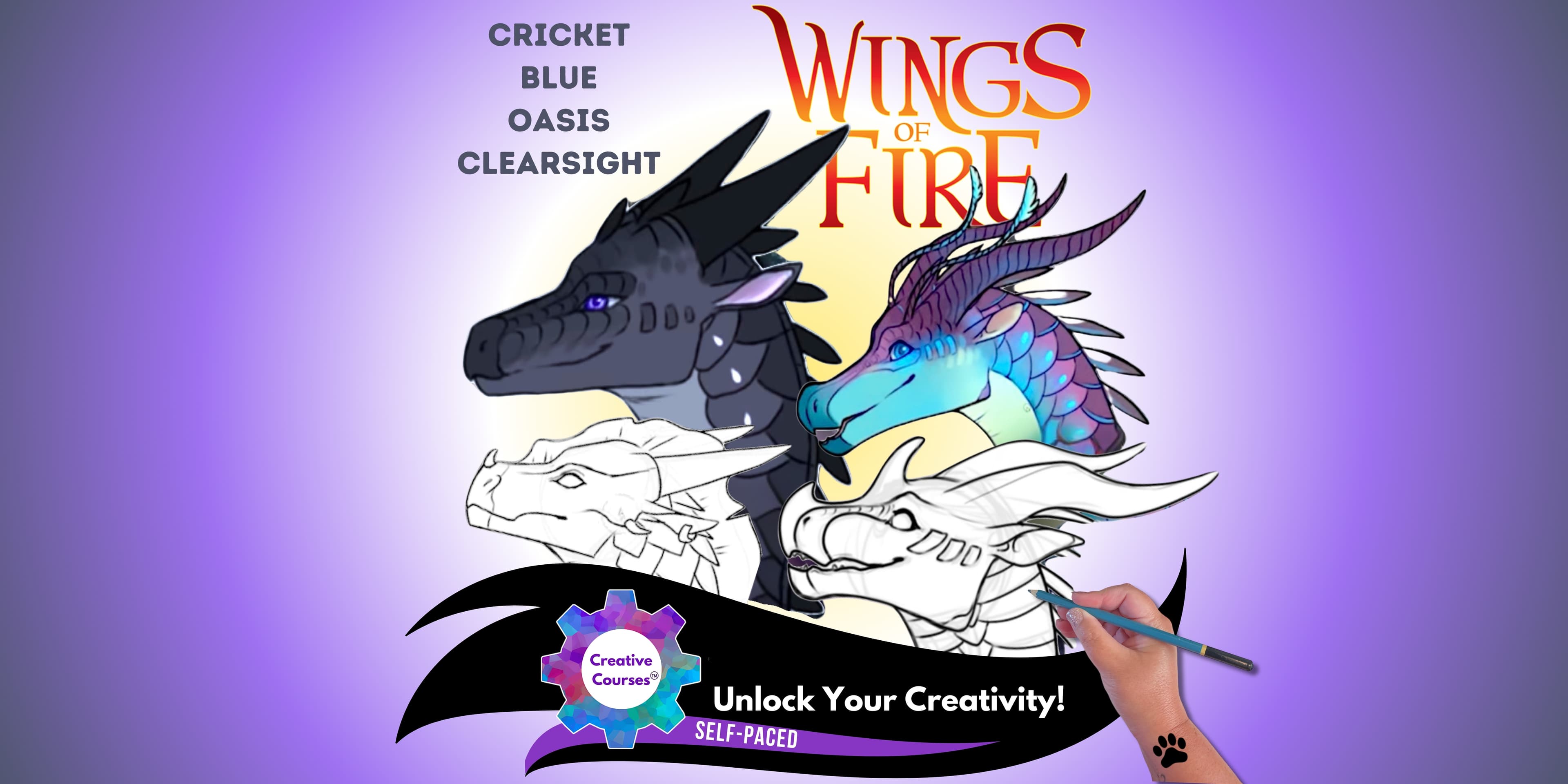 Art Class - Wings of Fire Dragon Heads 2