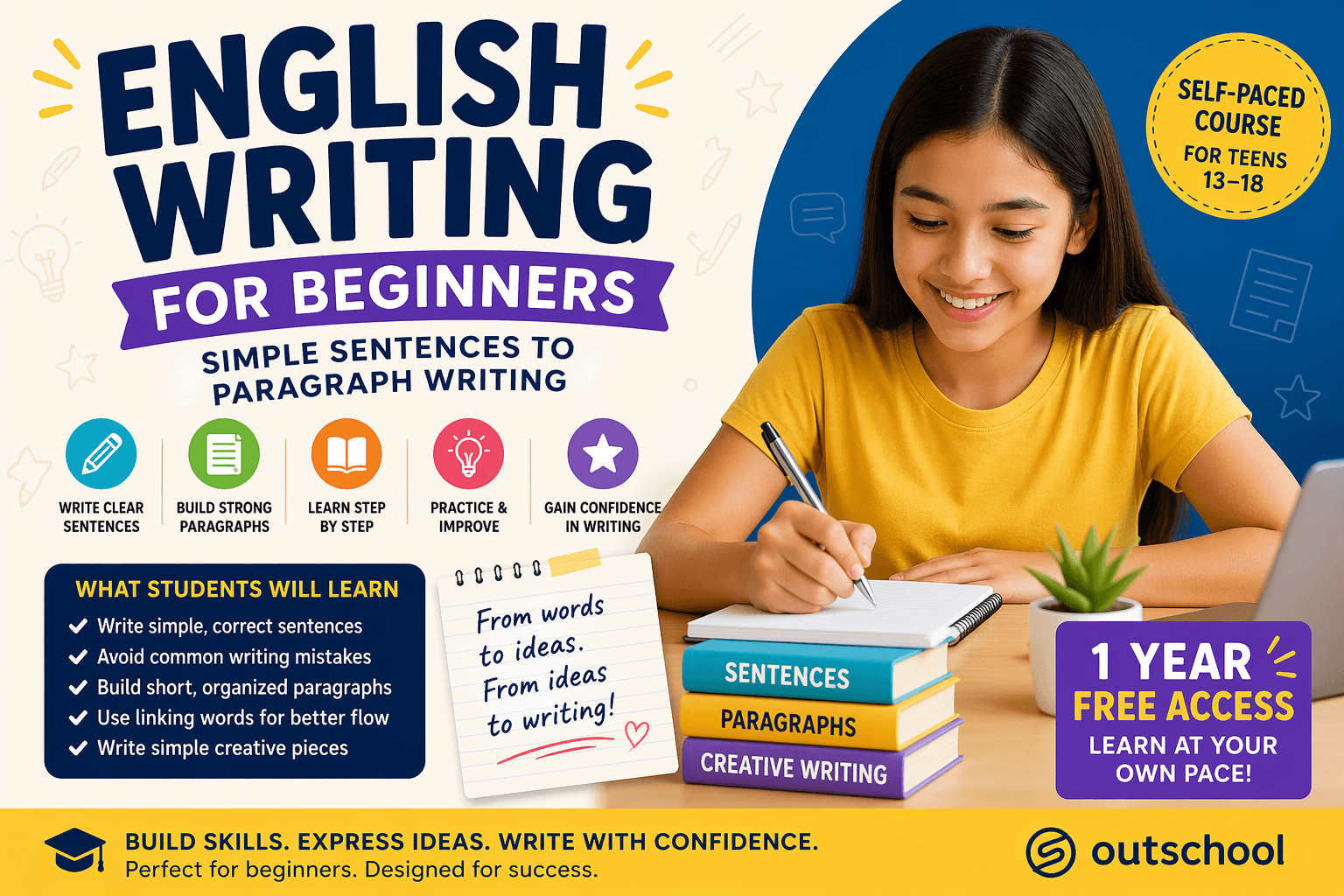 English Class - Beginner English Writing