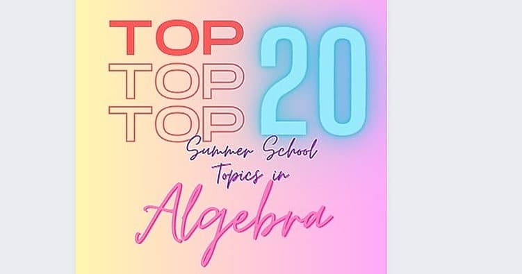 Math Class - Algebra 1 Essentials (4 wk)