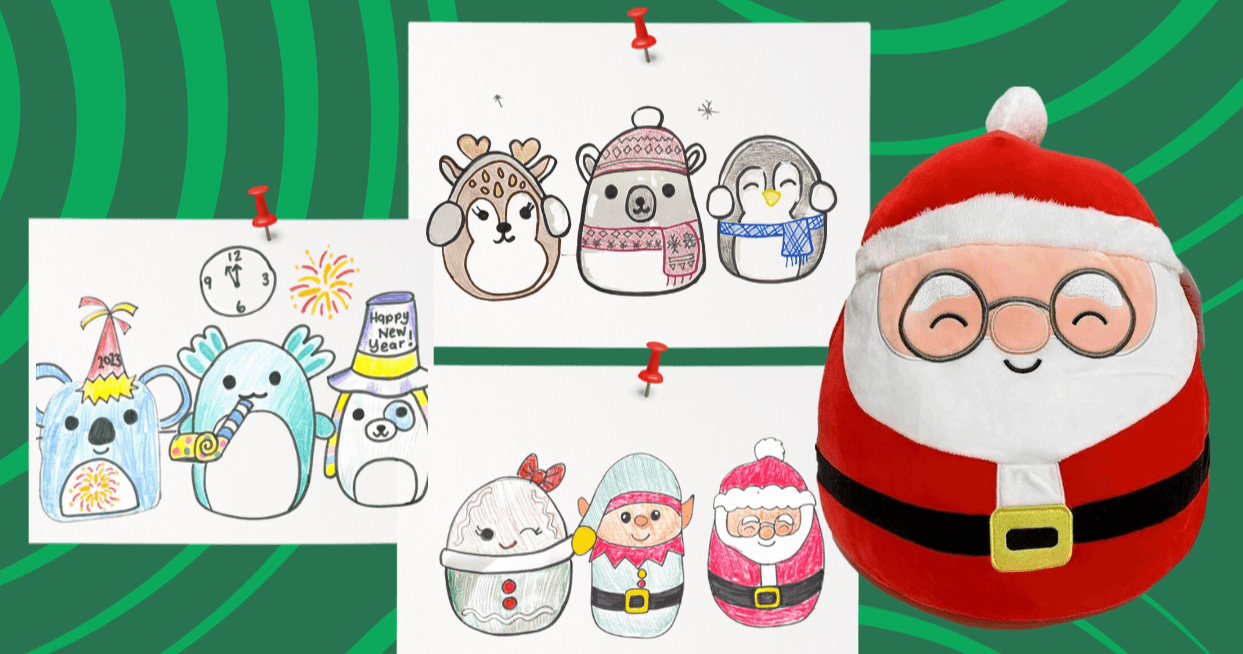 Art Class - Squishmallow Holiday Art