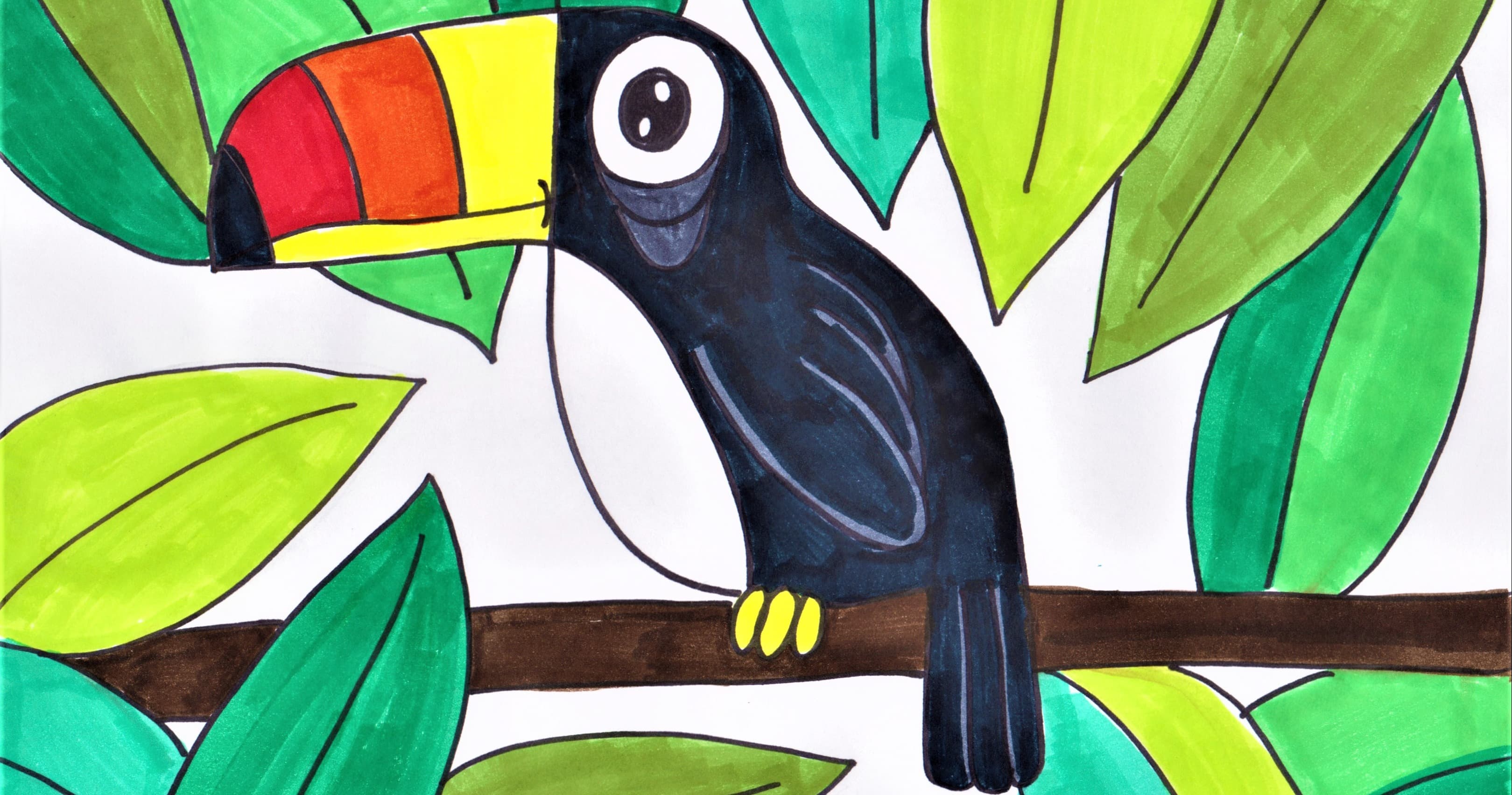 Art Class - Draw a Cute Toucan