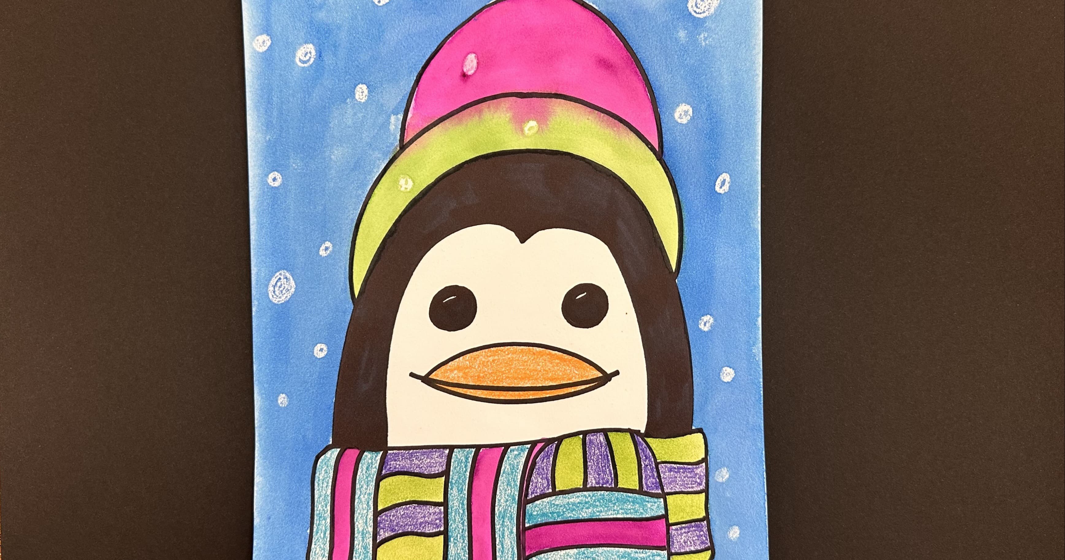 Art Class - Draw & Paint Cute Penguins