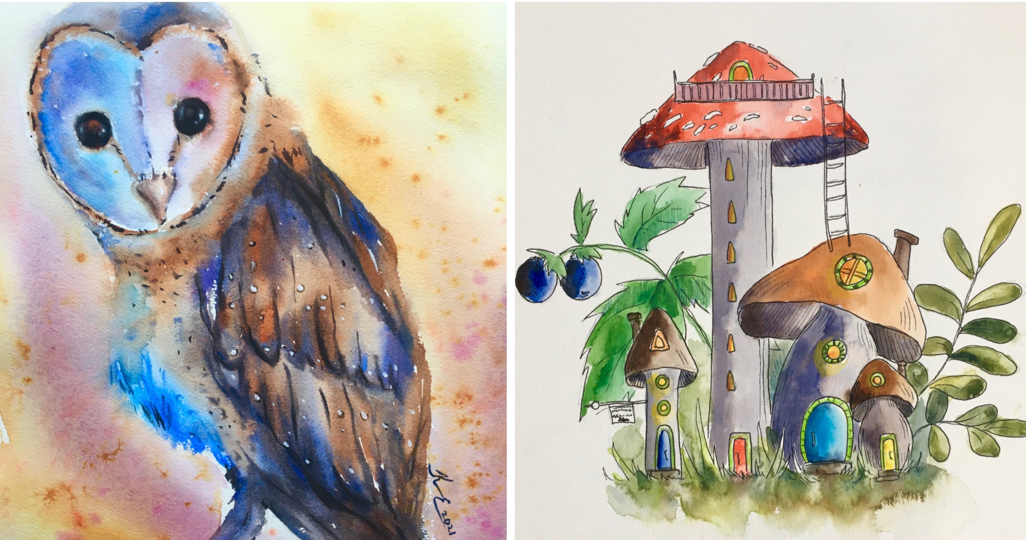 Art Class - Watercolor Painting Mastery