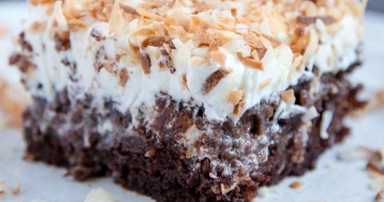 Life Skills Class - Choc Coconut Poke Cake