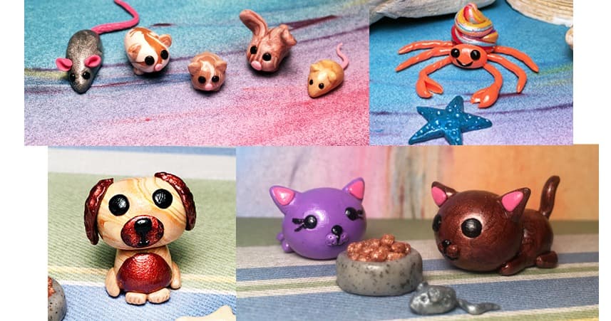 Art Class - Polymer Clay Miniatures