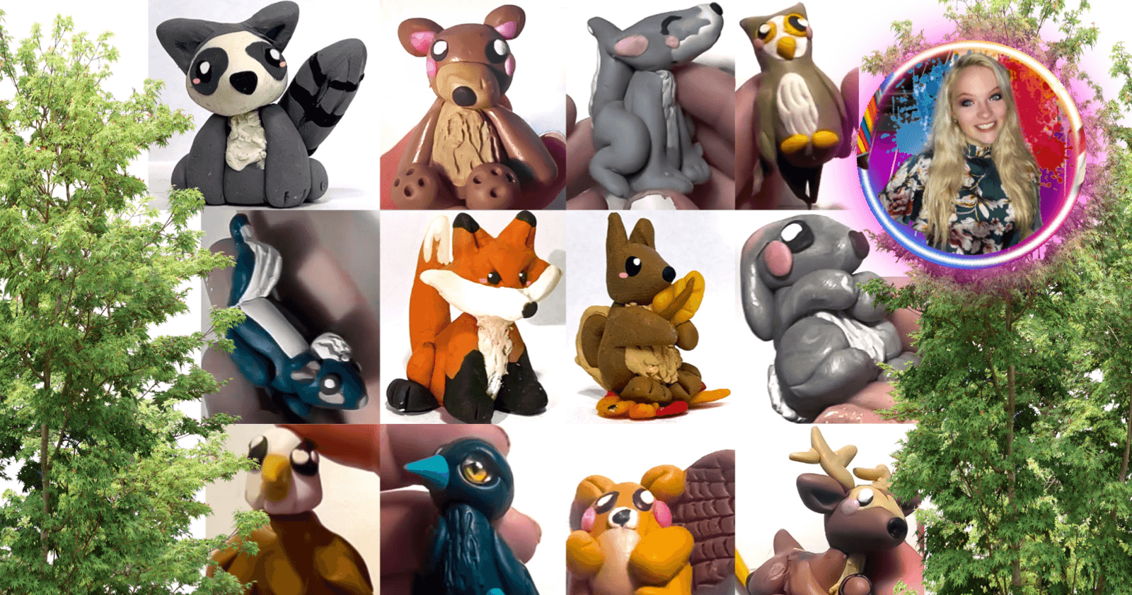 Art Class - Cute Forest Animal Sculpts
