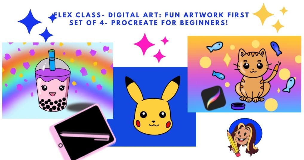 Art Class - Vibrant Digital Art: 4 Fun